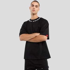 Black Oversized Graphic T-Shirt – “Party Animal” Unisex Streetwear Tee