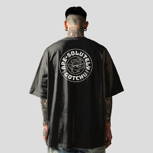 Black Oversized Graphic T-Shirt – “Ape-solutely Gotchu” Unisex Streetwear Tee