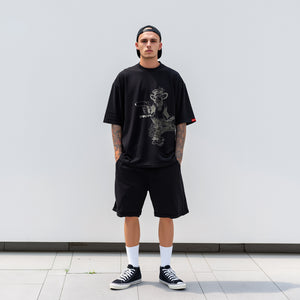 Black Oversized Graphic T-Shirt – “Ape-solutely Gotchu” Unisex Streetwear Tee