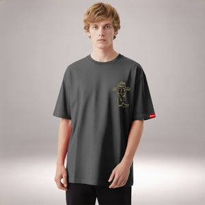 Black Oversized Graphic T-Shirt – “Born To Stand Out” Unisex Streetwear Tee
