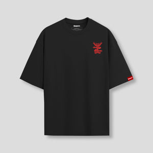 Black Oversized Graphic T-Shirt – “Live For The Fun” Unisex Streetwear Tee