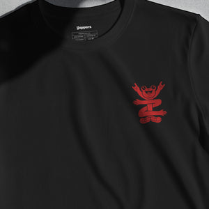 Black Oversized Graphic T-Shirt – “Live For The Fun” Unisex Streetwear Tee